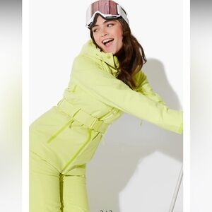 Halfdays Aston Belted Ski Jacket in Granita Size XS